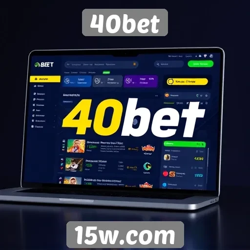 Interface e experiência do usuário no 40bet